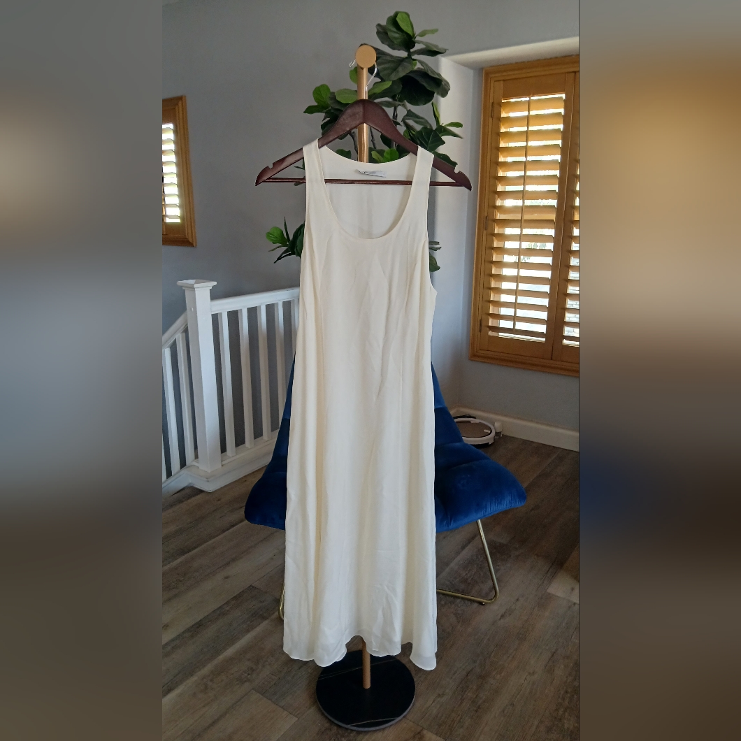 T Alexander Wang Silk Dress In White. Size 4